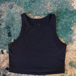 Fleo Women's Navy crop Top